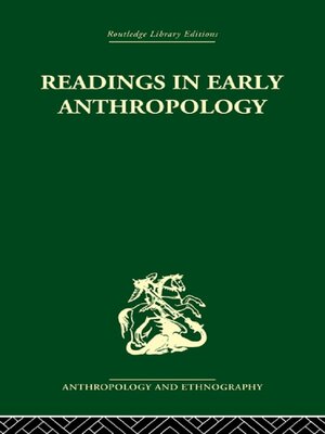 cover image of Readings in Early Anthropology